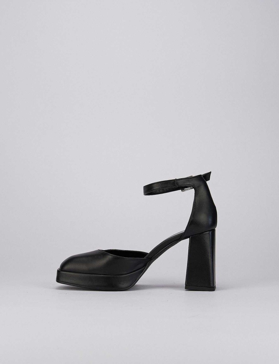 Donna Barca | Decollete Tacco 9 Cm In Pelle Nera