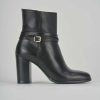 Donna Barca | Stivaletti Tacco 6Cm Pelle Nero