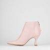 Donna Barca | Stivaletti Tacco Alto Tacco 5 Cm In Pelle Rosa