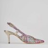 Donna Barca | Decollete Tacco 7 Cm In Pelle Multicolor