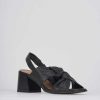 Donna Barca | Sandali Tacco Alto Tacco 5 Cm In Pelle Nera