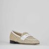 Donna Barca | Mocassini Tacco 1 Cm In Pelle Beige