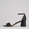 Donna Barca | Sandali Tacco Alto Tacco 6 Cm In Pelle Nera