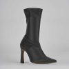 Donna Barca | Stivaletti Tacco Alto Tacco 9 Cm In Pelle Nera