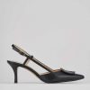 Donna Barca | Decollete Tacco 5 Cm In Pelle Nera