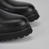 Donna Barca | Stivaletti Tacco Basso Tacco 2 Cm In Pelle Nera