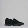 Donna Barca | Ballerina Tacco 1Cm Cavallino Nero