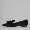 Donna Barca | Scarpe Basse Tacco 2 Cm In Velluto Nero