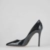 Donna Barca | Decollete Tacco 11 Cm In Vernice Nera