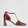 Donna Barca | Decollete Tacco 5 Cm In Vernice Bordeaux