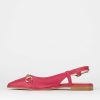 Donna Barca | Scarpe Basse Tacco 1 Cm In Pelle Rosa