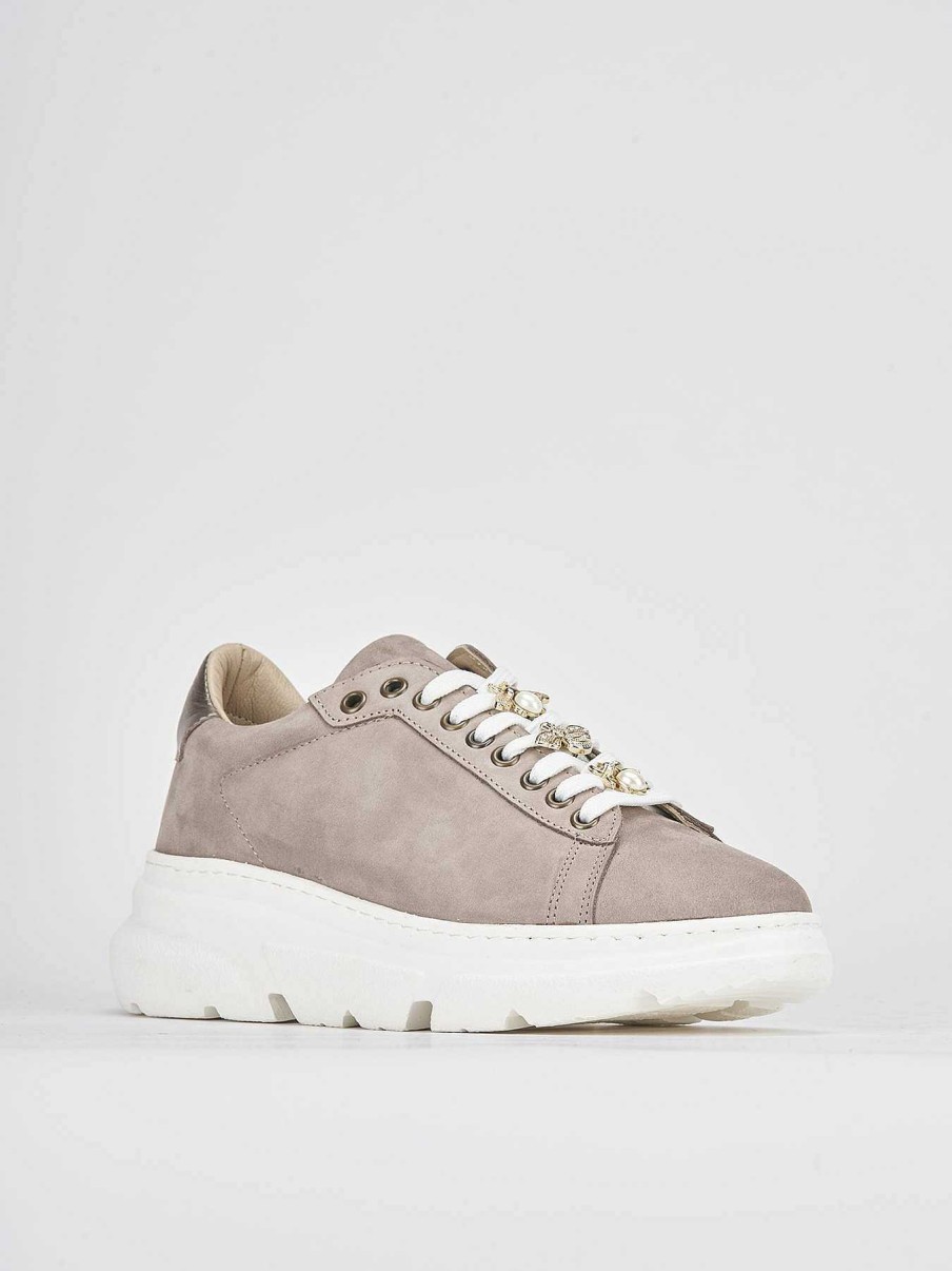 Donna Barca | Sneakers In Nabuk Beige