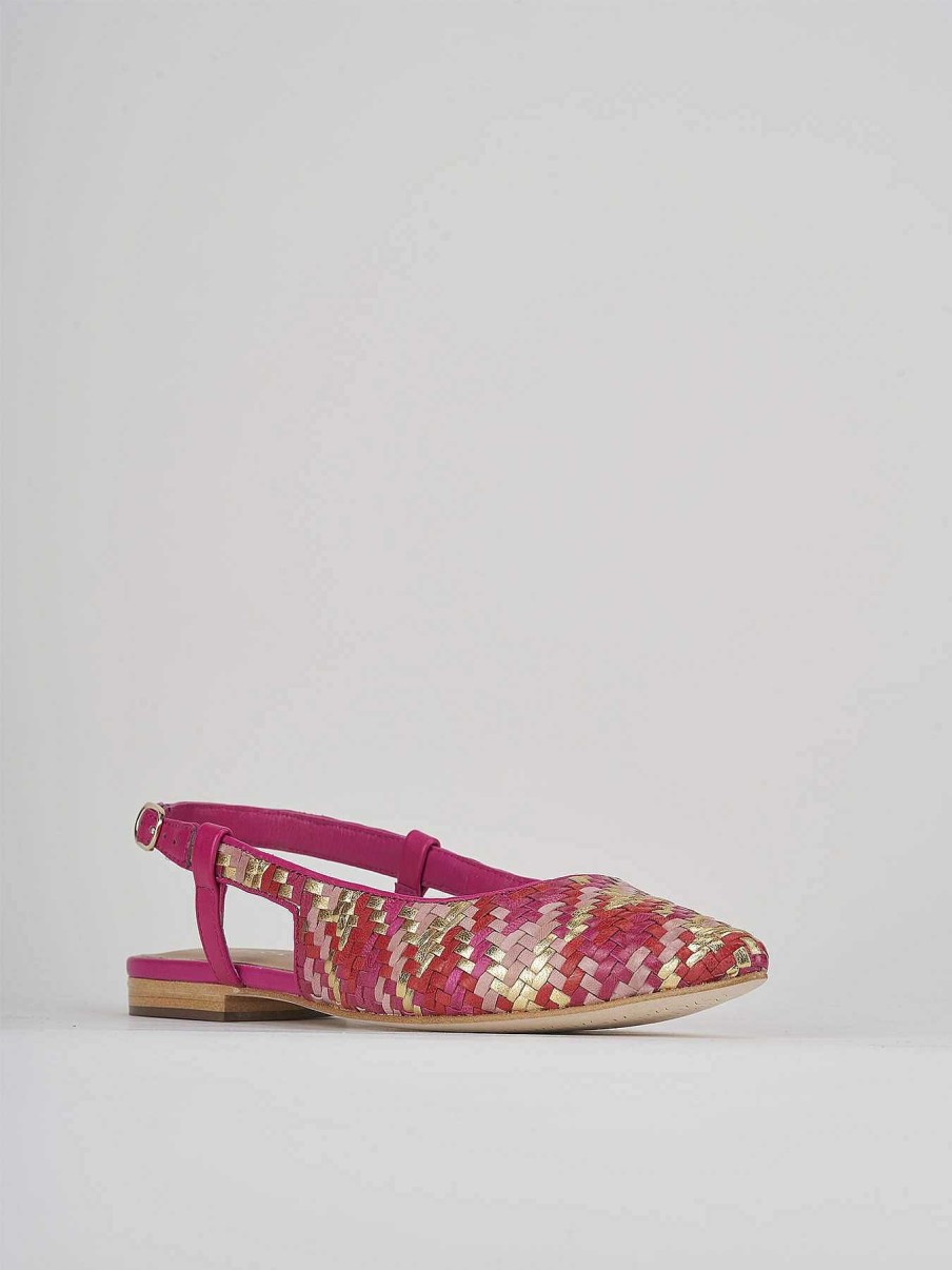 Donna Barca | Scarpe Basse Tacco 1 Cm In Pelle Rosa