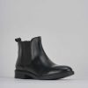 Donna Barca | Stivaletti Tacco Basso Tacco 2 Cm In Pelle Nera