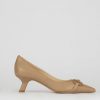 Donna Barca | Decollete Tacco 5 Cm In Pelle Beige