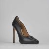 Donna Barca | Decollete Tacco 11 Cm In Pelle Nera