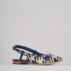 Donna Barca | Scarpe Basse Tacco 1 Cm In Pelle Blu