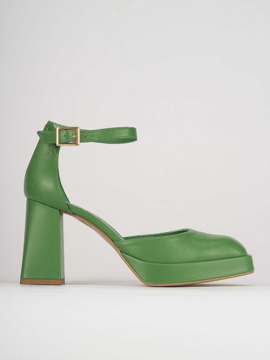 Donna Barca | Decollete Tacco 9 Cm In Pelle Verde