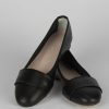 Donna Barca | Scarpe Basse Tacco 1 Cm In Pelle Nera