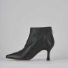 Donna Barca | Stivaletti Tacco Alto Tacco 7 Cm In Pelle Nera