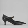 Donna Barca | Decollete Tacco 5 Cm In Pelle Nera