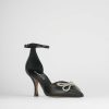 Donna Barca | Decollete Tacco 7 Cm In Pelle Nera