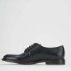 Uomo Barca | Scarpe Stringate Tacco 1 Cm In Pelle Nera