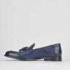 Uomo Barca | Mocassini Tacco 2 Cm In Pelle Blu