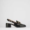 Donna Barca | Mocassino Tacco 5 Cm Vernice Nera