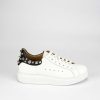 Donna Barca | Sneakers Tacco 1 Cm In Pelle Bianca