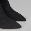 Donna Barca | Stivaletti Tacco Alto Tacco 7 Cm In Pelle Nera