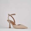 Donna Barca | Decollete Tacco 7 Cm In Pelle Beige