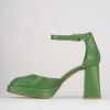 Donna Barca | Decollete Tacco 9 Cm In Pelle Verde