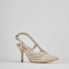 Donna Barca | Decollete Tacco 7 Cm In Pelle Beige