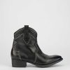 Donna Barca | Stivaletti Tacco Alto Tacco 5 Cm In Pelle Nera