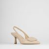 Donna Barca | Decollete Tacco 7 Cm In Pelle Beige