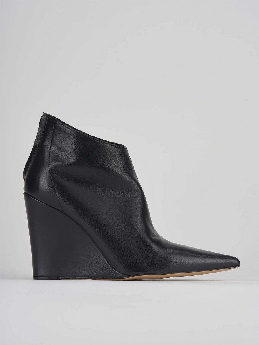 Donna Barca | Stivaletti Tacco Alto Tacco 9 Cm In Pelle Nera