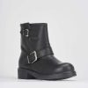 Donna Barca | Stivaletti Tacco Basso Tacco 3 Cm In Pelle Nera