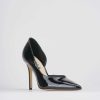 Donna Barca | Decolte Tacco Tacco 9 Cm Nero Vernice