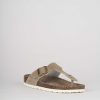 Donna Barca | Pantofole Tacco 1 Cm Camoscio Beige