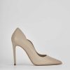 Donna Barca | Decollete Tacco 11 Cm In Pelle Beige