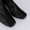 Donna Barca | Stivali Tacco Alto Tacco 8 Cm In Pelle Nera