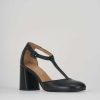 Donna Barca | Decollete Tacco 7 Cm In Pelle Nera