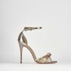 Donna Barca | Sandali Tacco Alto Tacco 12 Cm In Pelle Multicolor