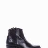 Donna Barca | Stivaletti Tacco Basso Tacco 3 Cm In Pelle Nera