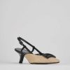 Donna Barca | Decollete Tacco 3 Cm In Pelle Nera