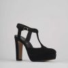 Donna Barca | Decollete Tacco 11 Cm In Camoscio Nero