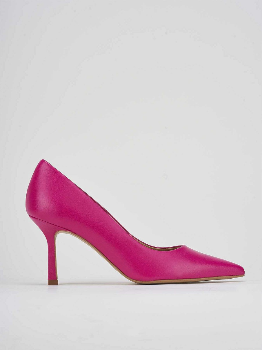 Donna Barca | Decollete Tacco 7 Cm In Pelle Rosa