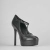 Donna Barca | Decollete Tacco 13Cm Pelle Nero