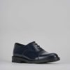 Uomo Barca | Scarpe Stringate In Pelle Blu